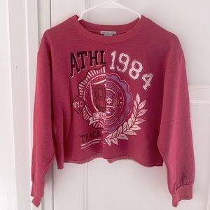 Charlotte Russe Cropped Sweatshirt
